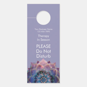 Affichette De Porte Nebula Bloom   Mandala