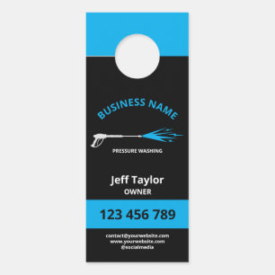 Affichette De Porte Nettoyage professionnel sous pression Nettoyage ha