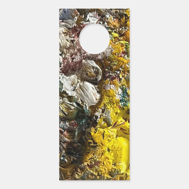 Affichette De Porte Palette de l'artiste #1 (Devant)