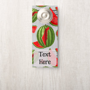 Affichette De Porte Pastèque Palestine - Slice