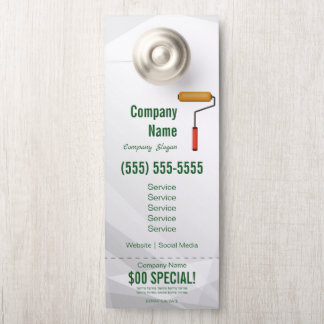 Affichette de porte peintre