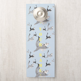 Affichette De Porte Personnaliser Sugar Glider Porte Knox Plaque