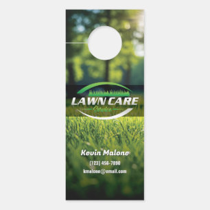 Affichette De Porte Porte-clés de soins de pelouse et d'aménagement pa
