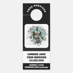 Affichette De Porte *~* QR Tree Services Porte musicale