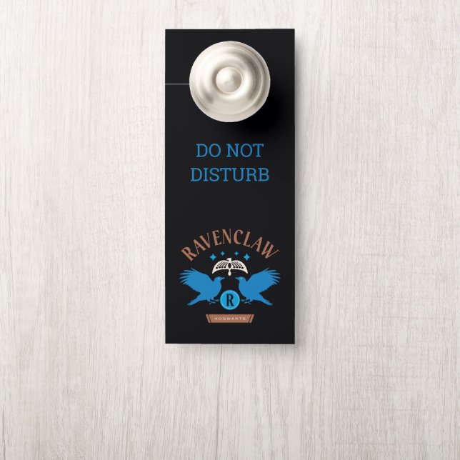 Affichette De Porte RAVENCLAW™ Maison double aigle Diadem Graphique (Sur le bouton)