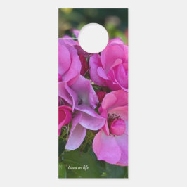 Affichette De Porte rose lavande