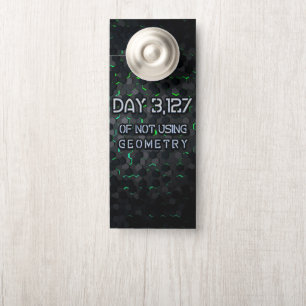 Affichette De Porte SlipperyJoe n'utilise pas de géométrie intervertis