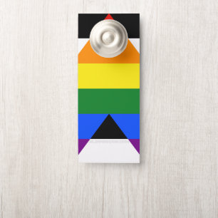 Affichette De Porte SlipperyJoe's Straight Ally Drapeau gay cadeaux LG