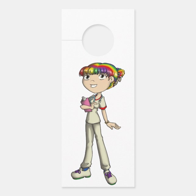 Affichette De Porte Soins (Devant)