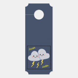 Affichette De Porte Thunder Buddies