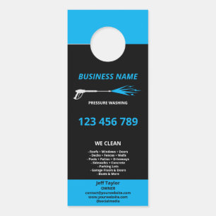 Affichette De Porte Usine de lavage à pression professionnelle