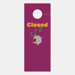 Affichette De Porte Vin OUVERT / FERMÉ