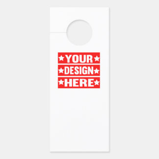 Affichette De Porte Votre conception ici personnalisée