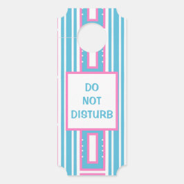 Affichettes de porte de papier Aqua moderne