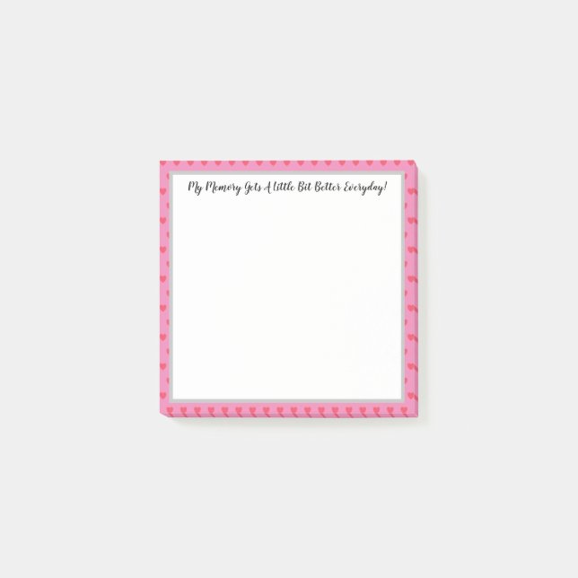 Affirmation amusante pour les notes Memory Post-It (Devant)