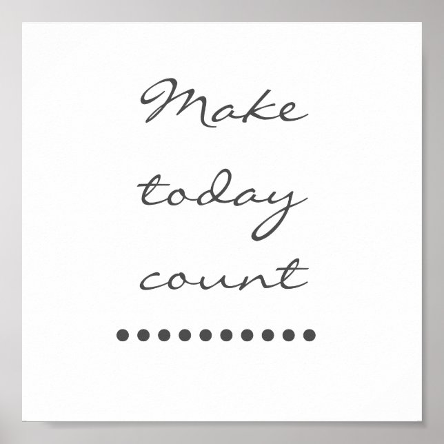 Affirmation Art! Positive Anreizmauer Poster (Vorne)