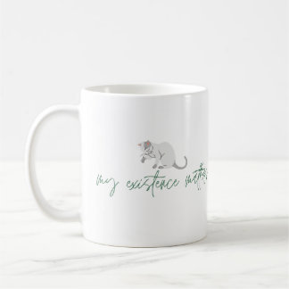 Affirmation Cat Tasse, "My Existence Matters" Kaffeetasse