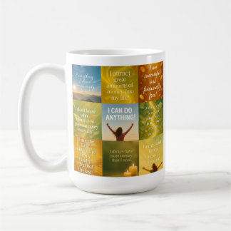 Affirmation d'argent sur votre tasse