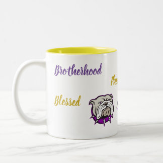 Affirmation Mug de chien taureau à deux tons