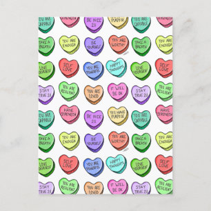 Affirmation positive Carte postale de Valentine