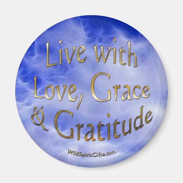 Affirmation positive et aimant de foi (Devant)