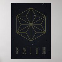 Affirmation poster Haben Sie Vertrauen und akzepti