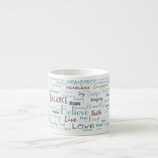 Affirmationen   espressotasse (Vorderseite)
