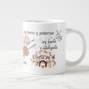 Affirmations café tasse espagnol