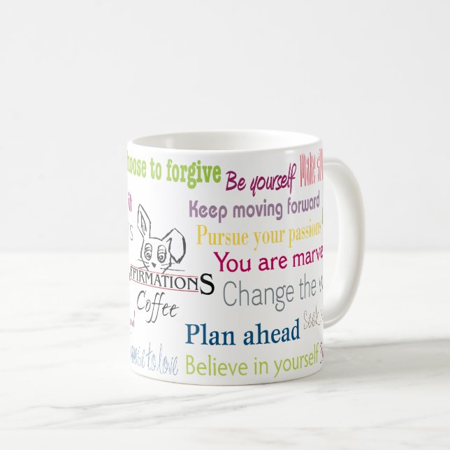 Affirmations Mug (Devant droit)