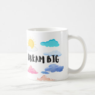 Affirmations positives Rêver grand Mug customi