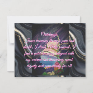 Affirmationskarten Postkarte