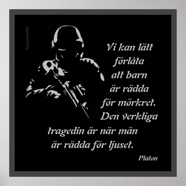 Affisch — Ljusskygg Poster (Vorne)