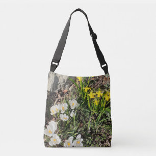 Affodien und Crocus Crossbody Bag Tragetaschen Mit Langen Trägern