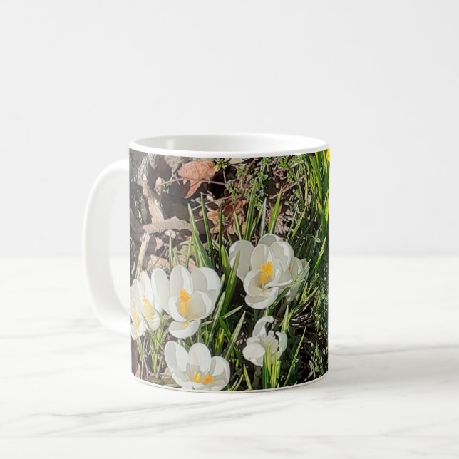 Affodien und Crocus Tasse (Vorderseite Links)