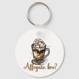 Affogato, Bro, Coffein Addict Affogato Schlüsselanhänger