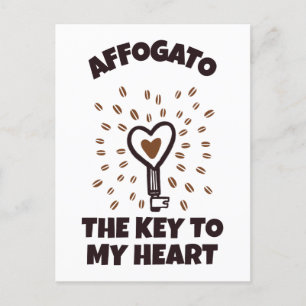 Affogato Postkarte