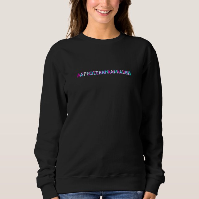 Affoltern Am Albis Geographer Geografie Sweatshirt (Vorderseite)