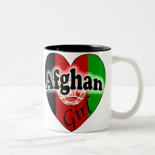 Afghan Girl Zweifarbige Tasse