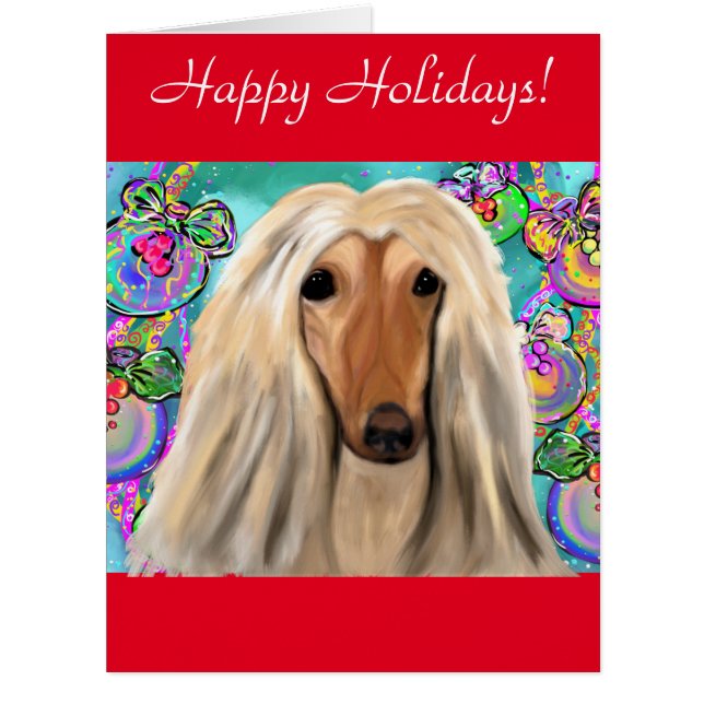 Afghan Hound (Vorderseite)