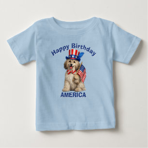 Afghan Hound (2v) Patriotisches Kinder T-Shirt