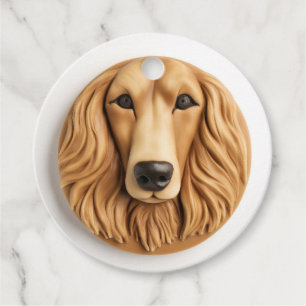 Afghan Hound 3D Inspiriert Geschenkanhänger