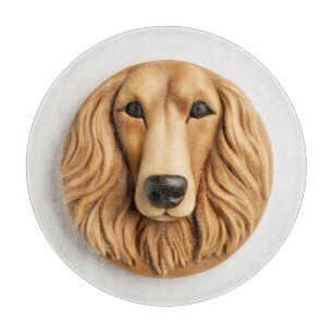 Afghan Hound 3D Inspiriert Schneidebrett