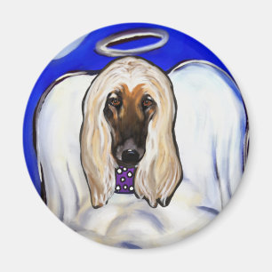 Afghan Hound Angel Magnet