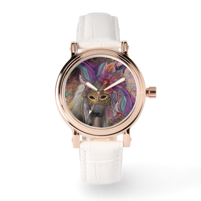 AFGHAN HOUND ARMBANDUHR (Vorderseite)