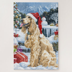 Afghan Hound Dog Winter Wunderland Weihnachtsfreud
