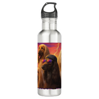 Afghan Hound Edelstahlflasche
