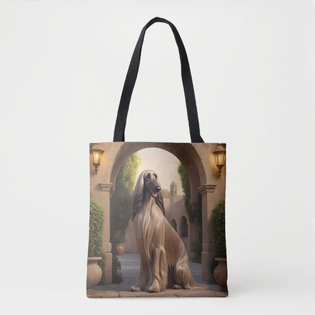 Afghan Hound Elegante Tasche (Vorderseite)