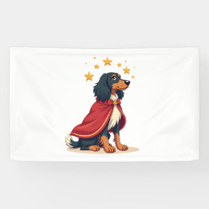Afghan Hound Eleganter Weihnachten Hund Banner