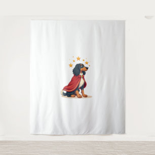 Afghan Hound Eleganter Weihnachten Hund Wandteppich