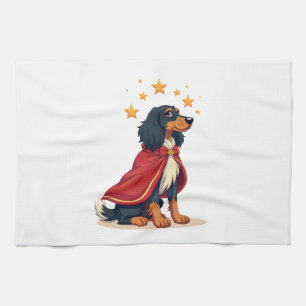 Afghan Hound Elegantes Weihnachten Geschirrtuch